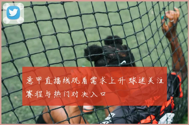 意甲直播线观看需求上升 球迷关注赛程与热门对决入口